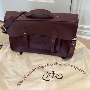 Cambridge Satchel 15 inch Batchel in Oxblood
